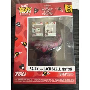 Funko Bitty Pop Bouquet Nightmare Before Christmas Jack Skellington Sally 3pcSet